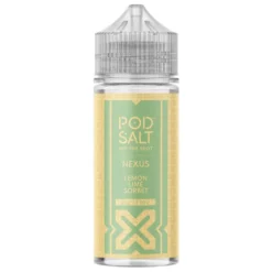 Pod Salt Nexus E-liquid 100ml Shortfill -Electronic Cigarette Shop Pod Salt Nexus E liquid 100ml Shortfill Lemon Lime Sorbet