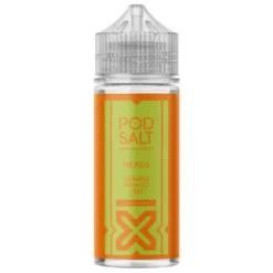 Pod Salt Nexus E-liquid 100ml Shortfill -Electronic Cigarette Shop Pod Salt Nexus E liquid 100ml Shortfill Orange Mango Lime