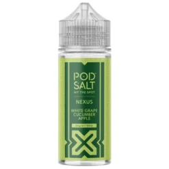 Pod Salt Nexus E-liquid 100ml Shortfill -Electronic Cigarette Shop Pod Salt Nexus E liquid 100ml Shortfill White Grape Cucumber Apple