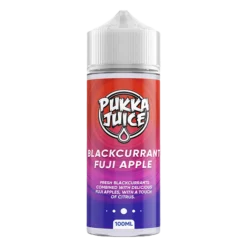 Pukka Juice E-liquid 100ml Shortfill 21 Pukka Juice E-liquid 100ml Shortfill -Electronic Cigarette Shop Pukka Juice E liquid 100ml Shortfill Blackcurrant Fuji Apple