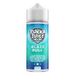 Pukka Juice E-liquid 100ml Shortfill 22 Pukka Juice E-liquid 100ml Shortfill -Electronic Cigarette Shop Pukka Juice E liquid 100ml Shortfill Blaze Bull
