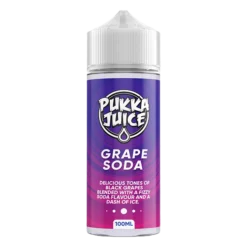 Pukka Juice E-liquid 100ml Shortfill 28 Pukka Juice E-liquid 100ml Shortfill -Electronic Cigarette Shop Pukka Juice E liquid 100ml Shortfill Grape Soda