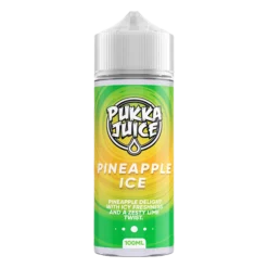 Pukka Juice E-liquid 100ml Shortfill 30 Pukka Juice E-liquid 100ml Shortfill -Electronic Cigarette Shop Pukka Juice E liquid 100ml Shortfill Pineapple ice
