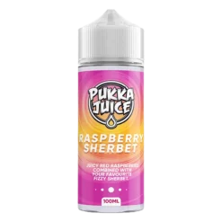 Pukka Juice E-liquid 100ml Shortfill 33 Pukka Juice E-liquid 100ml Shortfill -Electronic Cigarette Shop Pukka Juice E liquid 100ml Shortfill Raspberry Sherbet