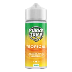 Pukka Juice E-liquid 100ml Shortfill 35 Pukka Juice E-liquid 100ml Shortfill -Electronic Cigarette Shop Pukka Juice E liquid 100ml Shortfill Tropical