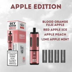 Sky Hunter 2600 Disposable Vape -Electronic Cigarette Shop Sky Hunter 2600 Disposable Vape Apple Edition