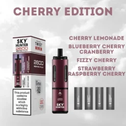 Sky Hunter 2600 Disposable Vape -Electronic Cigarette Shop Sky Hunter 2600 Disposable Vape Cherry Edition