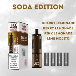 Sky Hunter 2600 Disposable Vape -Electronic Cigarette Shop Sky Hunter 2600 Disposable Vape Soda Edition