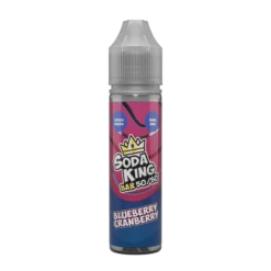 Soda King Bar 50/50 E-liquid 50ml Shortfill -Electronic Cigarette Shop Soda King Bar 50 50 Blueberry Cranberry
