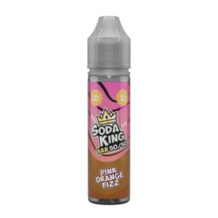 Soda King Bar 50/50 E-liquid 50ml Shortfill -Electronic Cigarette Shop Soda King Bar 50 50 Pink Orange Fizz