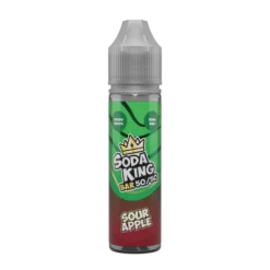 Soda King Bar 50/50 E-liquid 50ml Shortfill -Electronic Cigarette Shop Soda King Bar 50 50 Sour Apple