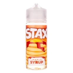 Stax 100ml Shortfill E-liquid 8 Stax 100ml Shortfill E-liquid -Electronic Cigarette Shop Stax Eliquid 100ml Maple Syrup