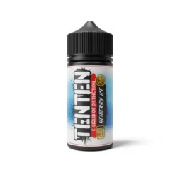 Ten Ten E-liquid 100ml Shortfill 13 Ten Ten E-liquid 100ml Shortfill -Electronic Cigarette Shop Ten Ten E liquid 100ml Shortfill Heiberry Ice