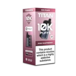 Titan 10K Disposable Vape -Electronic Cigarette Shop Titan 10K Disposable Vape Pink Raspberry