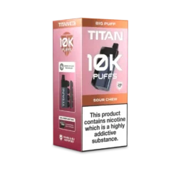 Titan 10K Disposable Vape -Electronic Cigarette Shop Titan 10K Disposable Vape Sour Chew
