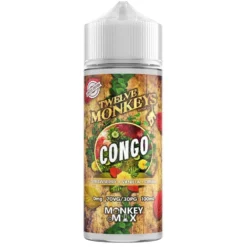 Twelve Monkeys E-liquid 100ml Shortfill -Electronic Cigarette Shop Twelve Monkeys E liquid 100ml Shortfill Congo