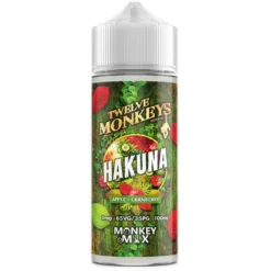 Twelve Monkeys E-liquid 100ml Shortfill -Electronic Cigarette Shop Twelve Monkeys E liquid 100ml Shortfill Hakuna