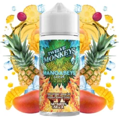 Twelve Monkeys Iced E-Liquid 100ml -Electronic Cigarette Shop Twelve Monkeys Iced E Liquid 100ml Mangabeys Iced Ice Age