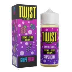 Twist E-liquid 100ml Shortfill 18 Twist E-liquid 100ml Shortfill -Electronic Cigarette Shop Twist E liquid 100ml Shortfill Grape Berry