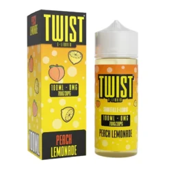 Twist E-liquid 100ml Shortfill 22 Twist E-liquid 100ml Shortfill -Electronic Cigarette Shop Twist E liquid 100ml Shortfill Peach Lemonade