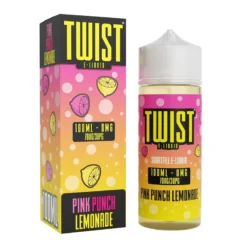 Twist E-liquid 100ml Shortfill 23 Twist E-liquid 100ml Shortfill -Electronic Cigarette Shop Twist E liquid 100ml Shortfill Pink Punch Lemonade
