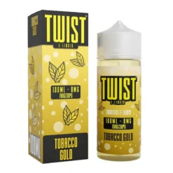 Twist E-liquid 100ml Shortfill 27 Twist E-liquid 100ml Shortfill -Electronic Cigarette Shop Twist E liquid 100ml Shortfill Tobacco Gold
