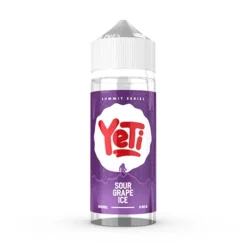 Yeti Summit Series 100ml Shortfill E-Liquid -Electronic Cigarette Shop Yeti Summit Series 100ml Shortfill E Liquid Sour Grape Ice