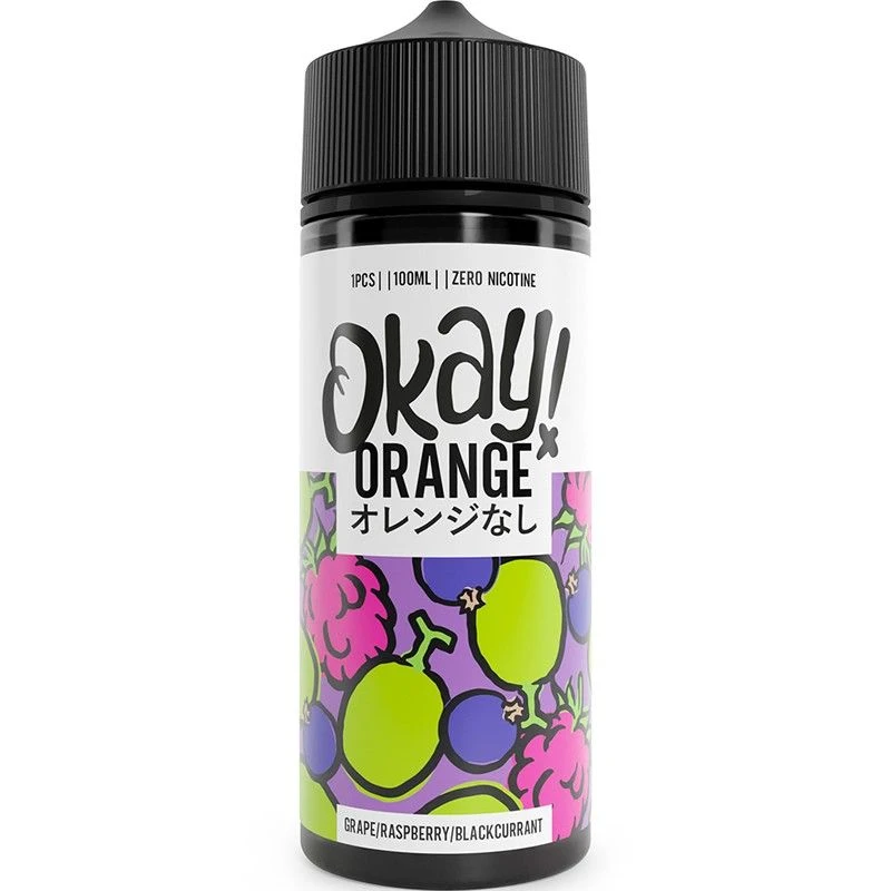 Okay! Orange E-Liquid Range 100ml 2 Okay! Orange E-Liquid Range 100ml - Image 2