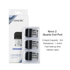 SMOK Novo 2 Pod Cartridge -Electronic Cigarette Shop smok Novo 2 Quartz Coil Pod