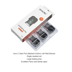 SMOK Novo 2 Pod Cartridge -Electronic Cigarette Shop smok novo 2 cartridge 0.9ohm
