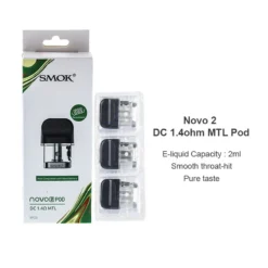 SMOK Novo 2 Pod Cartridge -Electronic Cigarette Shop smok novo 2 dc 1.4ohm mtl 1