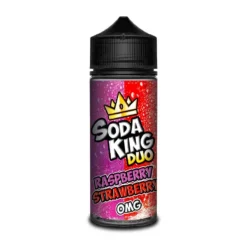 Soda King Duo E-Liquid Range 11 Soda King Duo E-Liquid Range -Electronic Cigarette Shop soda king duo raspberry strawberry